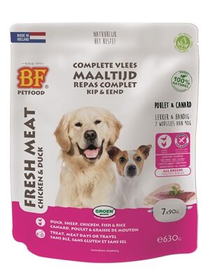 Bf Petfood Vleesvoeding Eend Worst